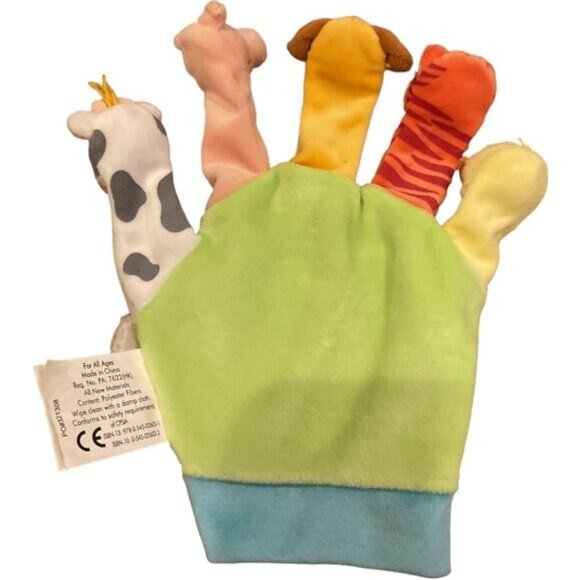 Old MacDonald Had A Farm Interactive Plush Hand Puppet Book By Little Scholastic - Picture 2 of 7